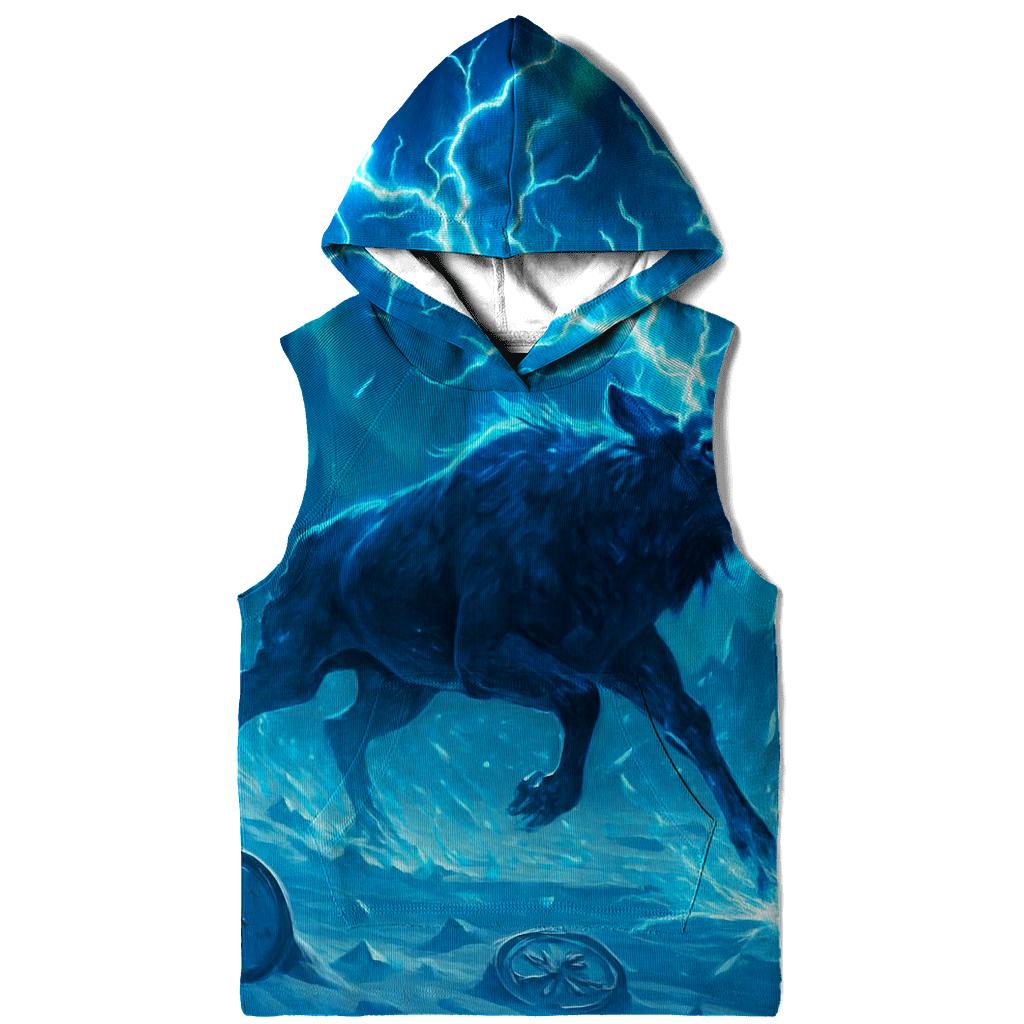 Random Electric Elk printed hoodies
