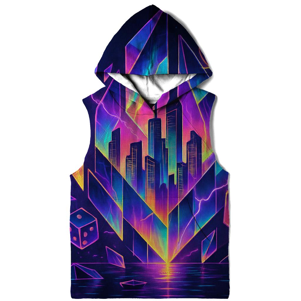 Random Shattered Aurora zip-up hoodies