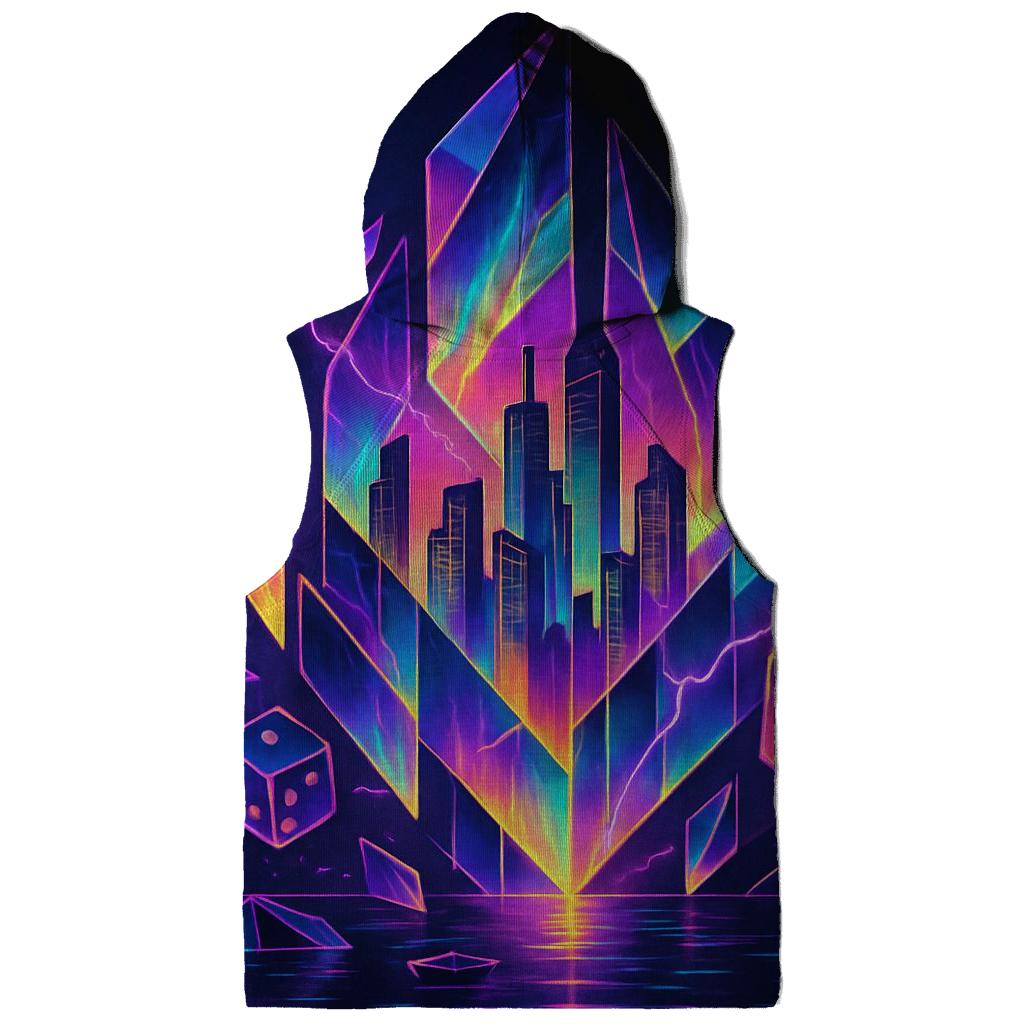 Random Shattered Aurora zip-up hoodies