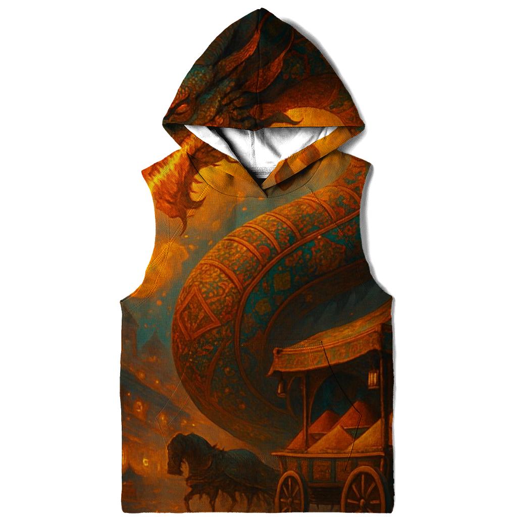 Random Saffron Dragon heavyweight hoodies