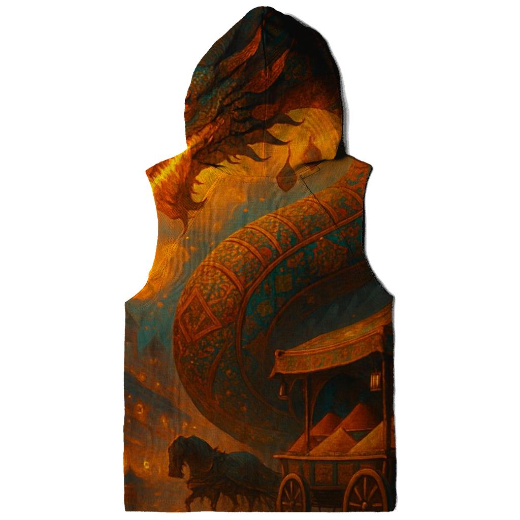 Random Saffron Dragon heavyweight hoodies