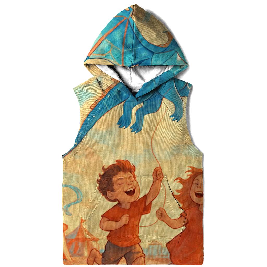 Random Sapphire Kite Dragon printed hoodies