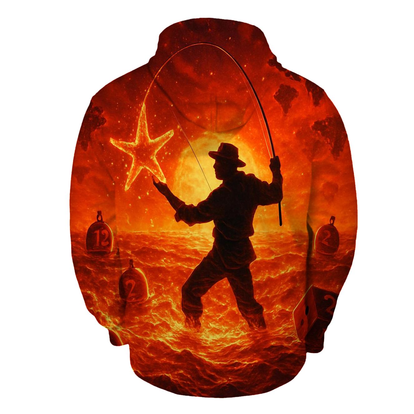 Random Solar Fisherman zip-up hoodies