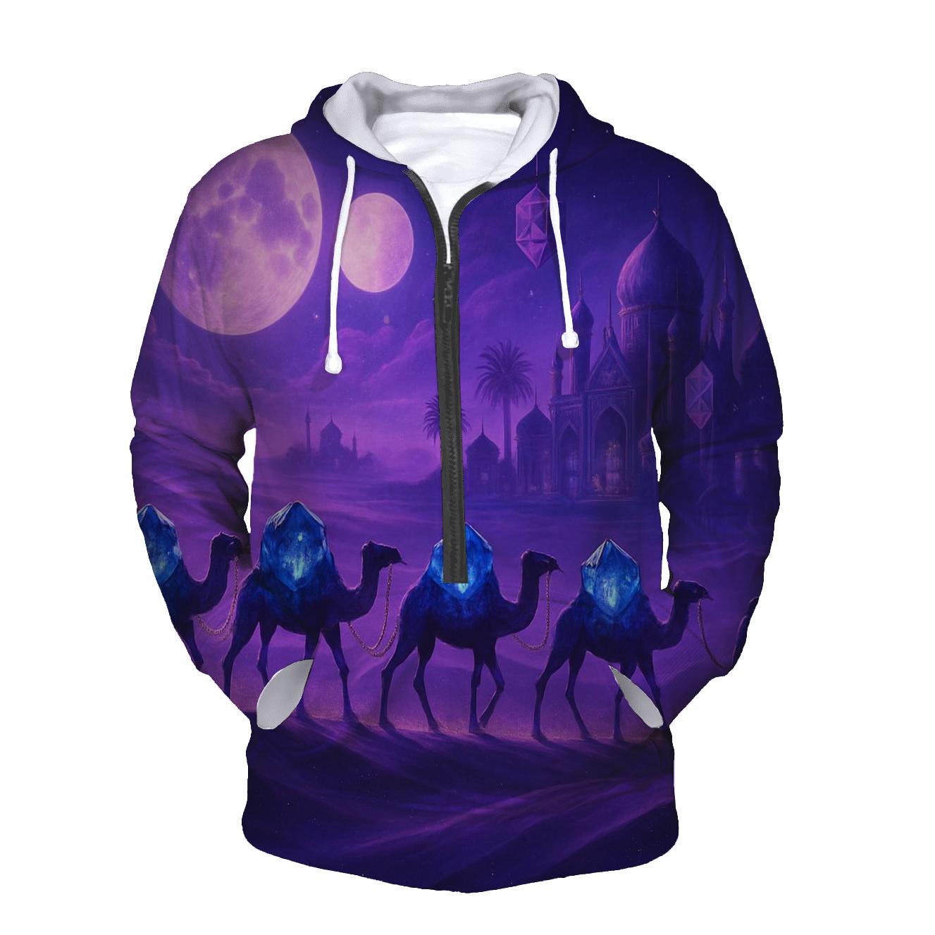 Random Sapphire Caravan graphic hoodies