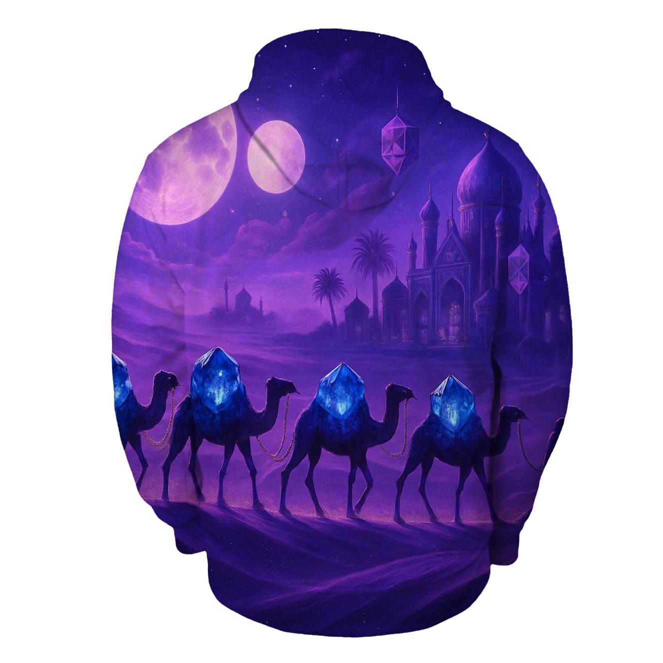 Random Sapphire Caravan graphic hoodies