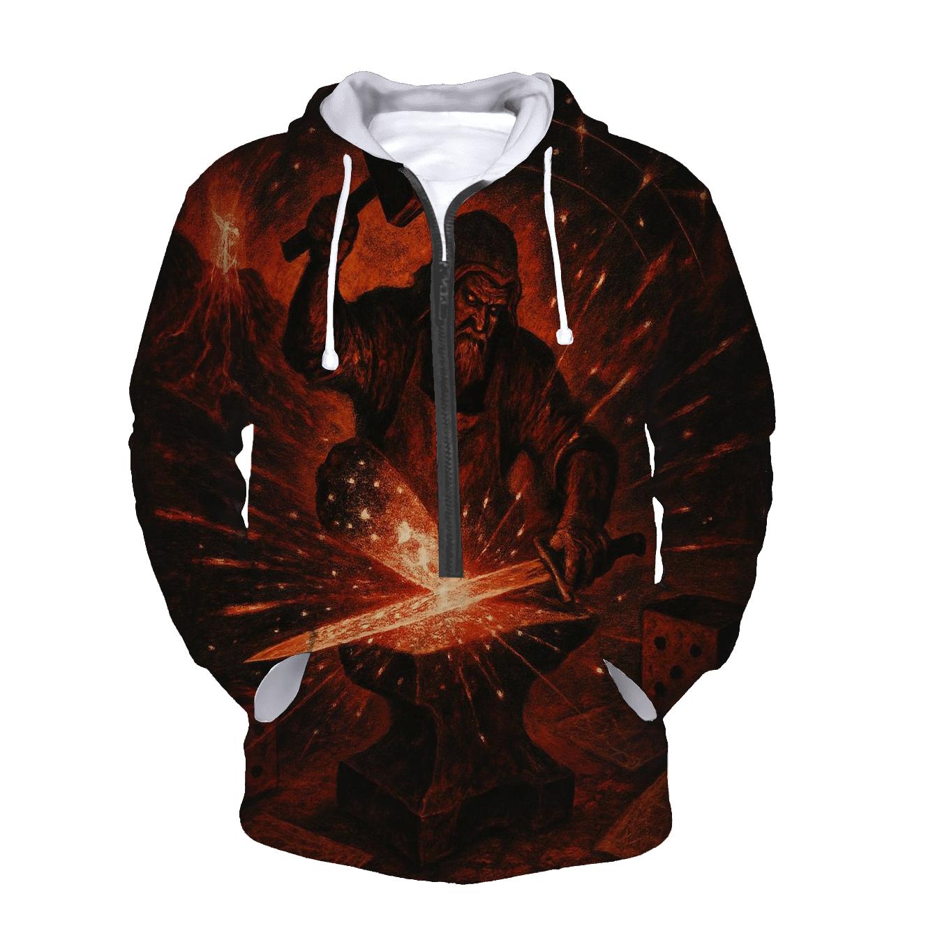 Random Celestial Blacksmith embroidered hoodies