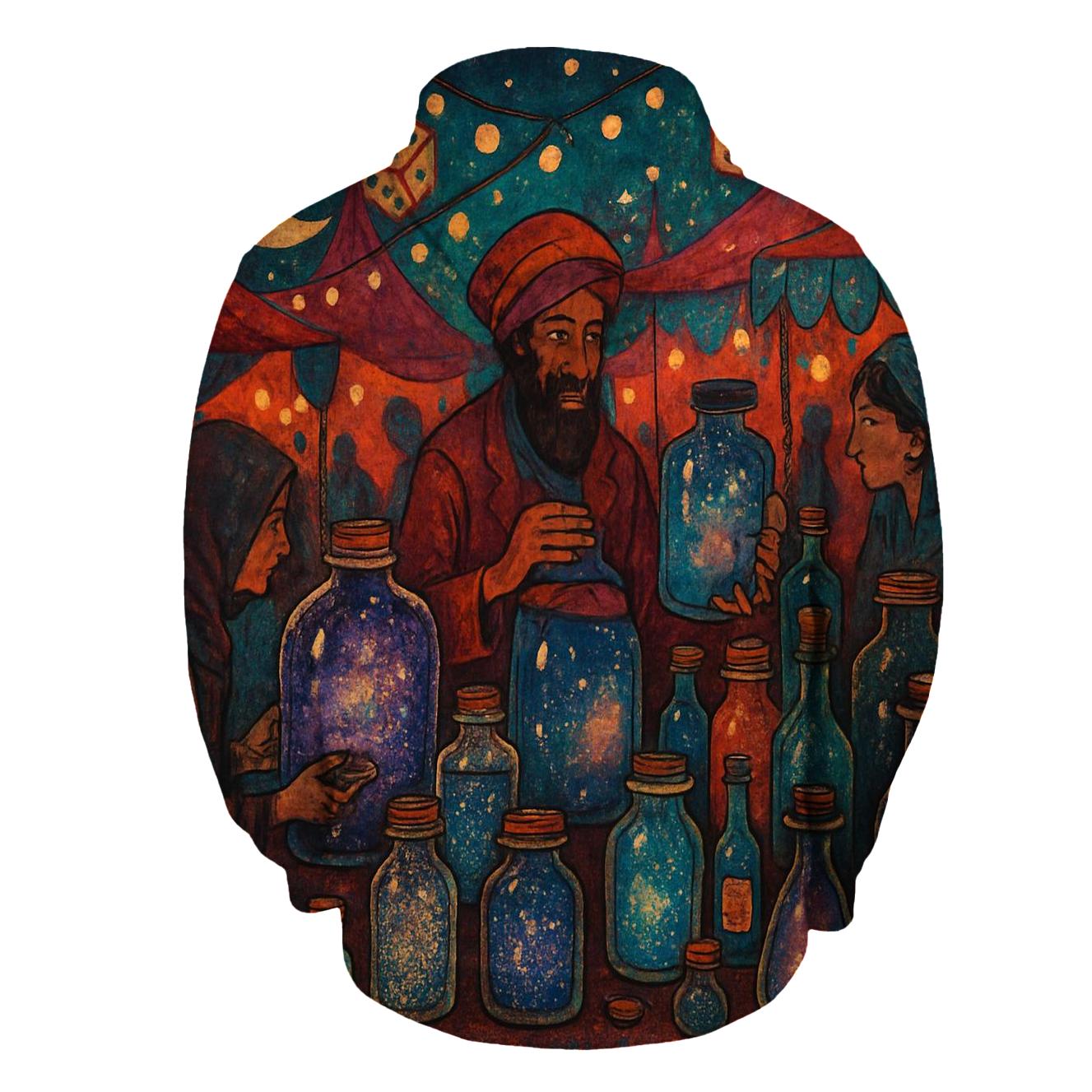 Random Stardust Market embroidered hoodies