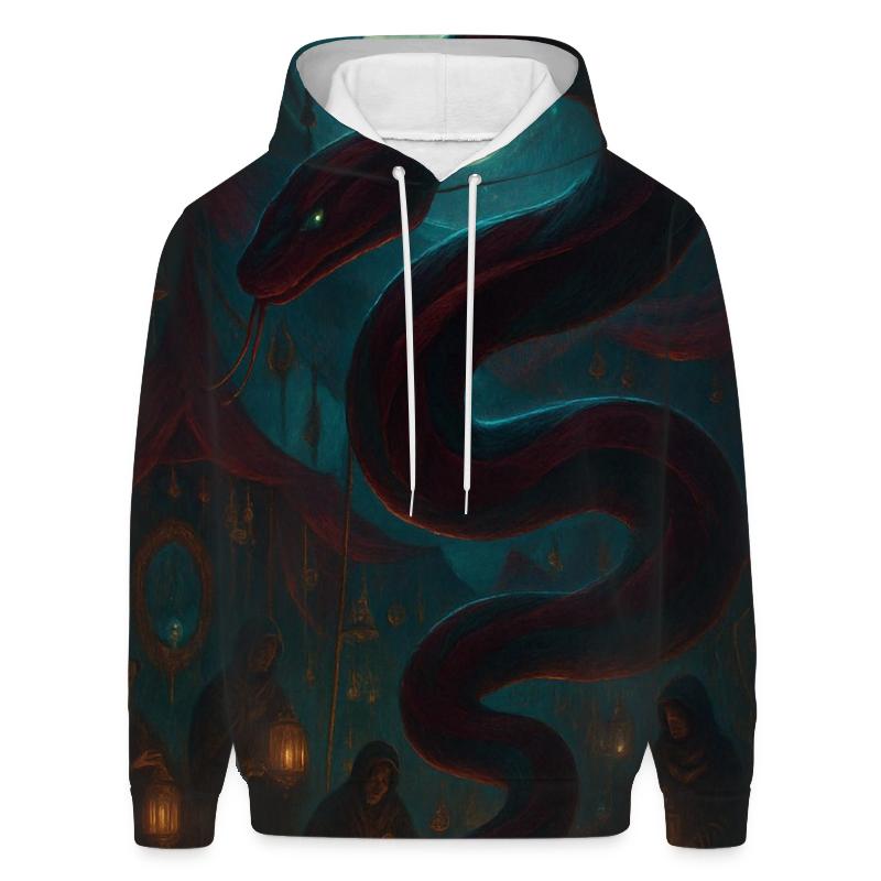 Random Velvet Serpent zip-up hoodies