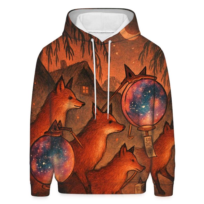 Random Lantern Fox Parade hoodie designs