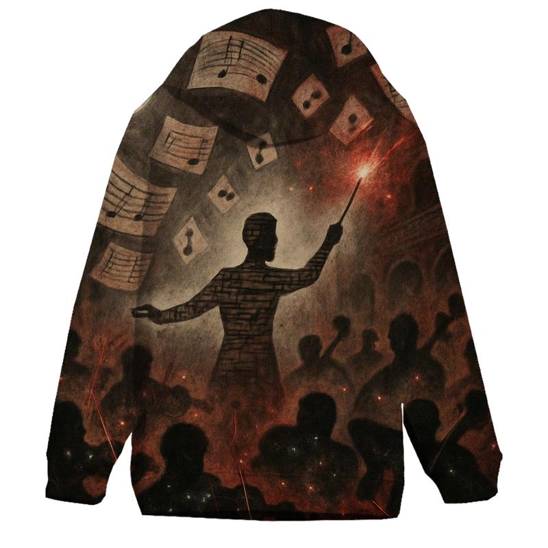 Random Phantom Conductor printed hoodies