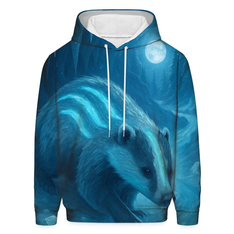 Random Glowing Badger custom hoodies
