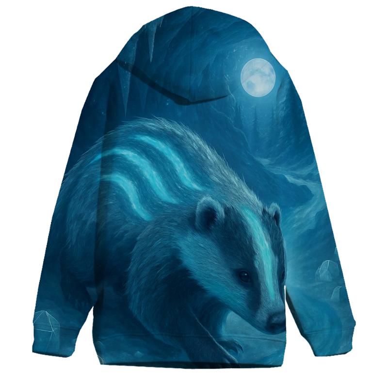 Random Glowing Badger custom hoodies