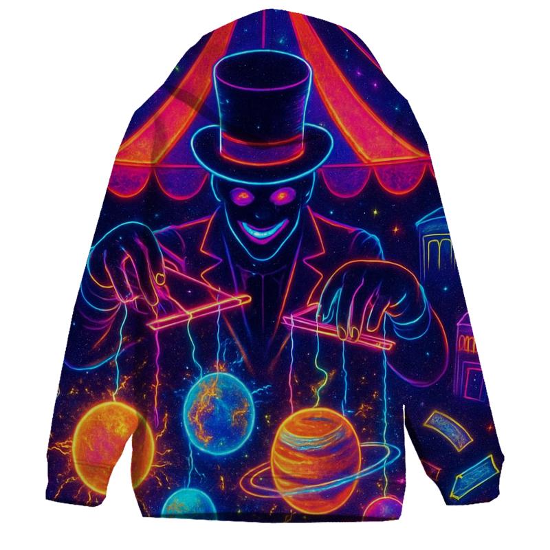 Random Neon Puppeteer graphic hoodies