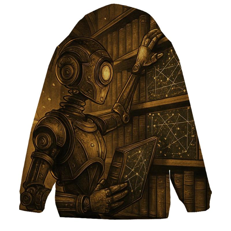 Random Clockwork Librarian zip-up hoodies