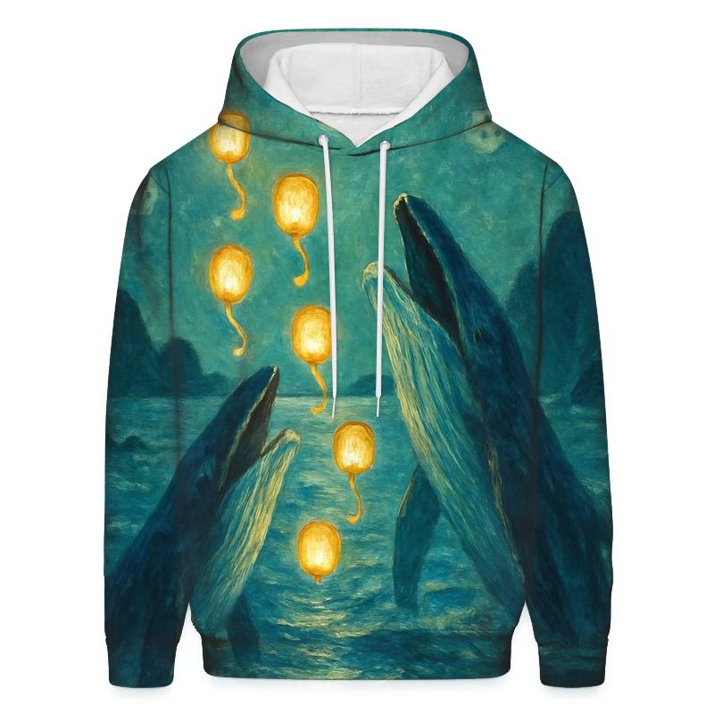 Random Lantern Whale Choir hoodie designs
