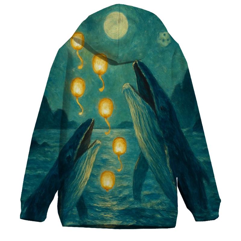 Random Lantern Whale Choir hoodie designs