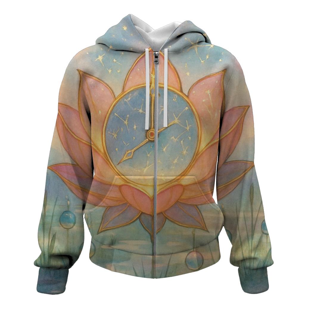 Random Time Bloom premium hoodies