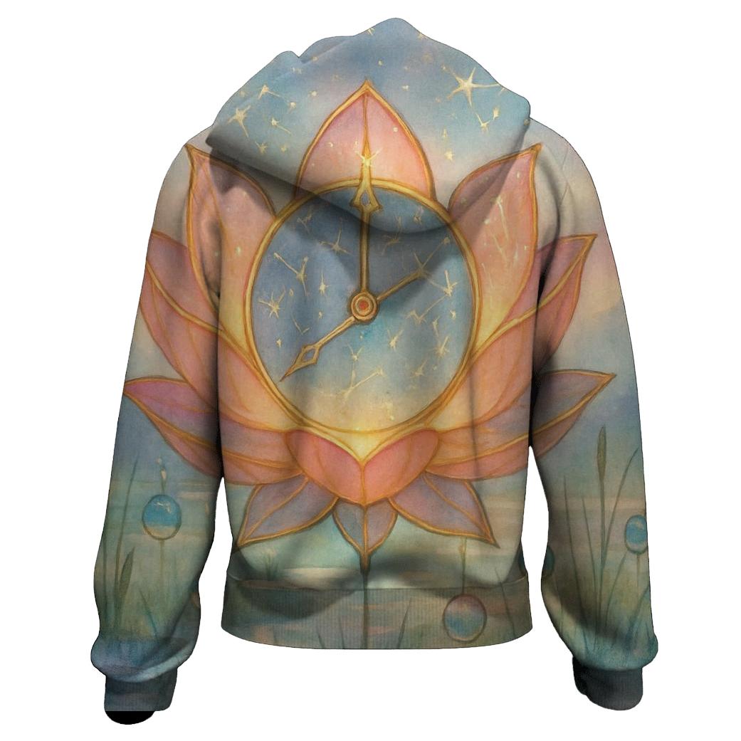 Random Time Bloom premium hoodies