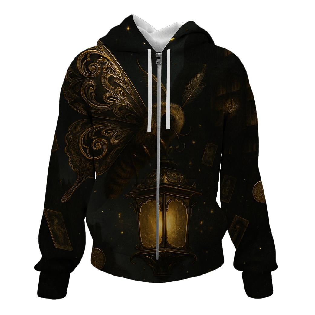 Random Gilded Moth Oracle lightweight hoodies