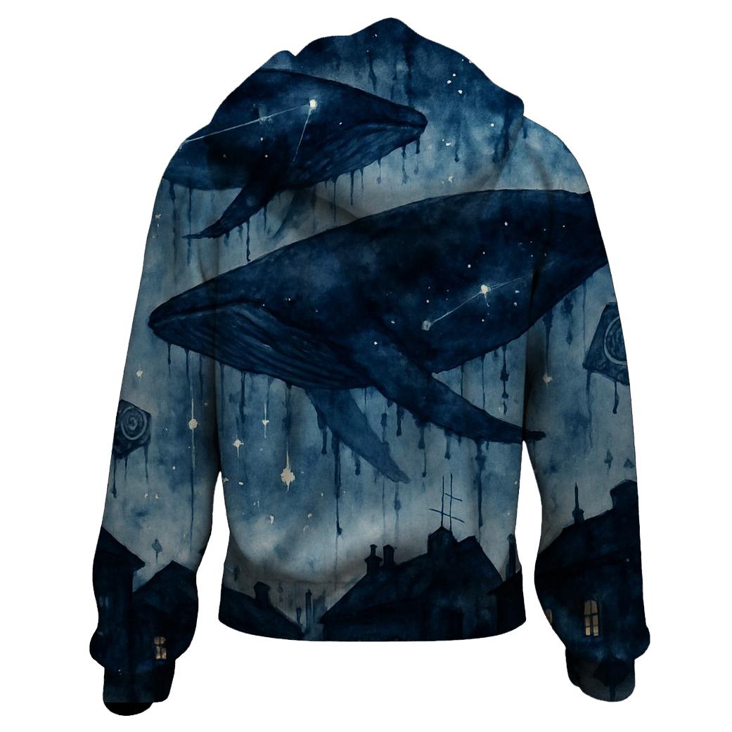 Random Ink Whale Parade hoodie designs