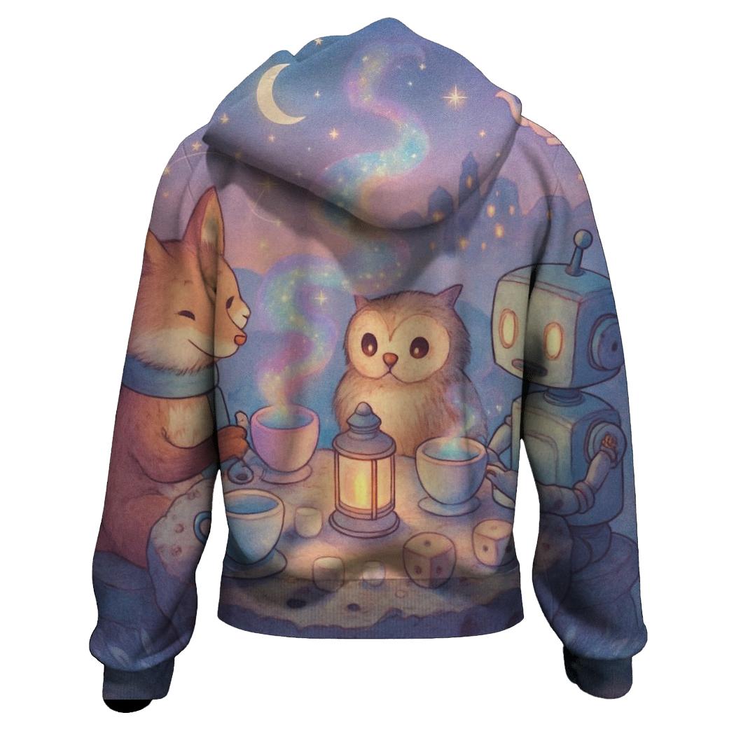 Random Cosmic Tea Party hoodies fashion