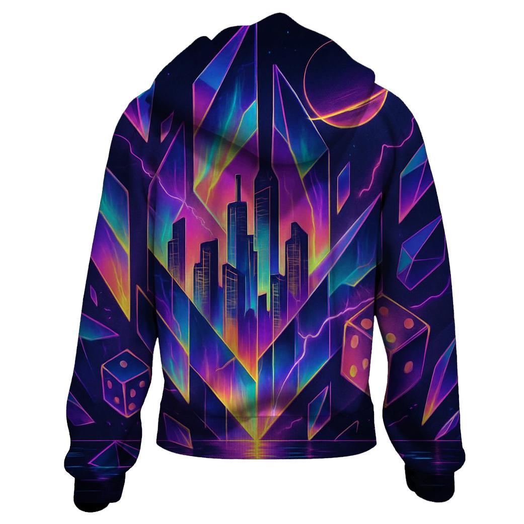 Random Shattered Aurora custom hoodies