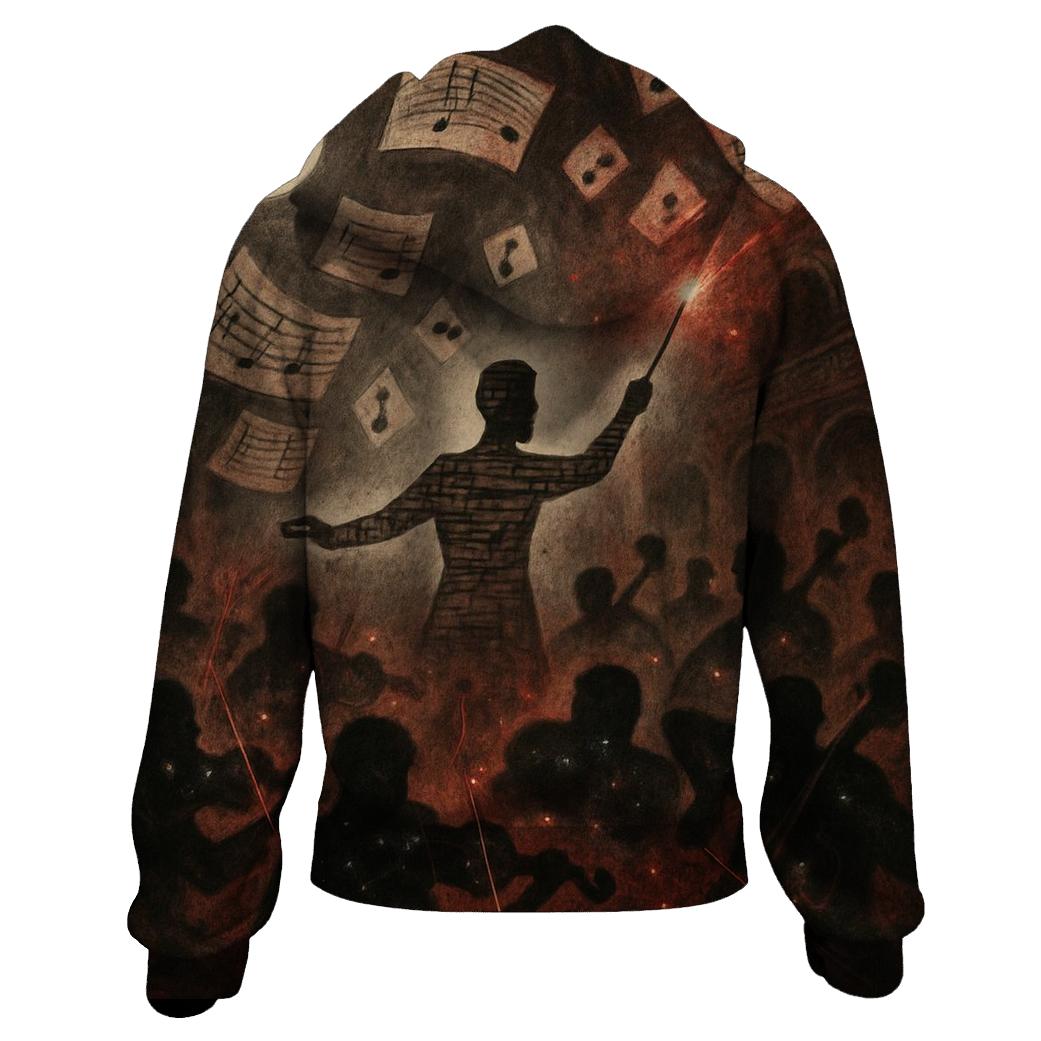 Random Phantom Conductor graphic hoodies