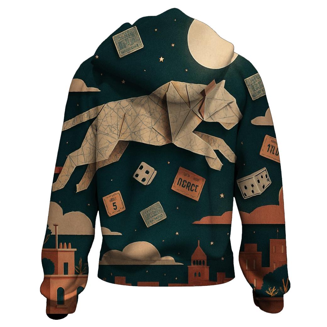 Random Paper Tiger Sky custom hoodies