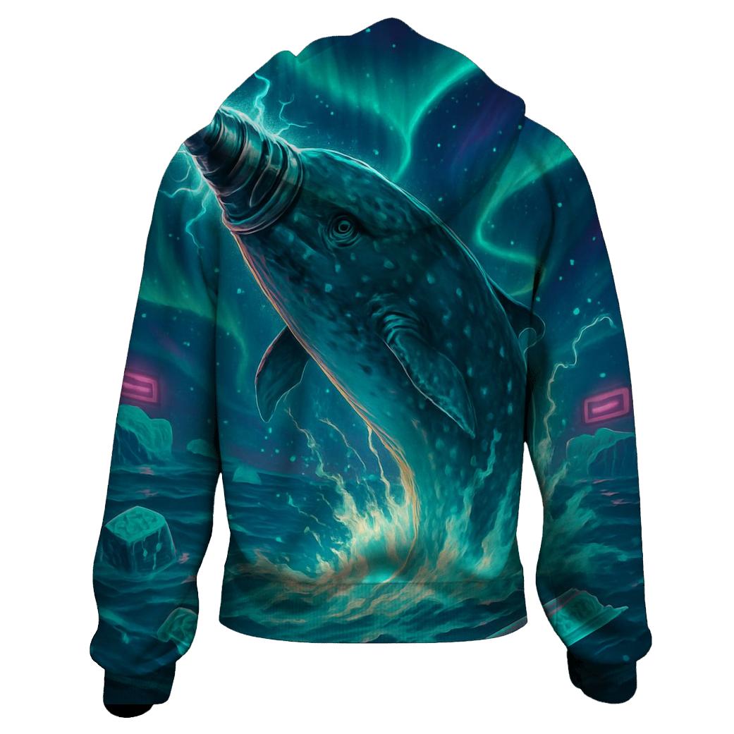Random Turbo Narwhal lightweight hoodies