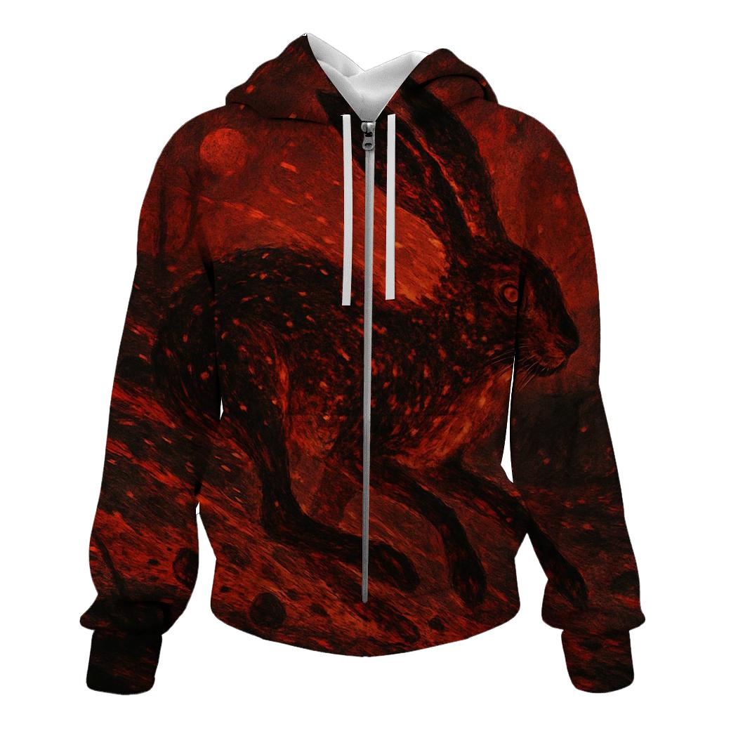 Random Ember Hare heavyweight hoodies