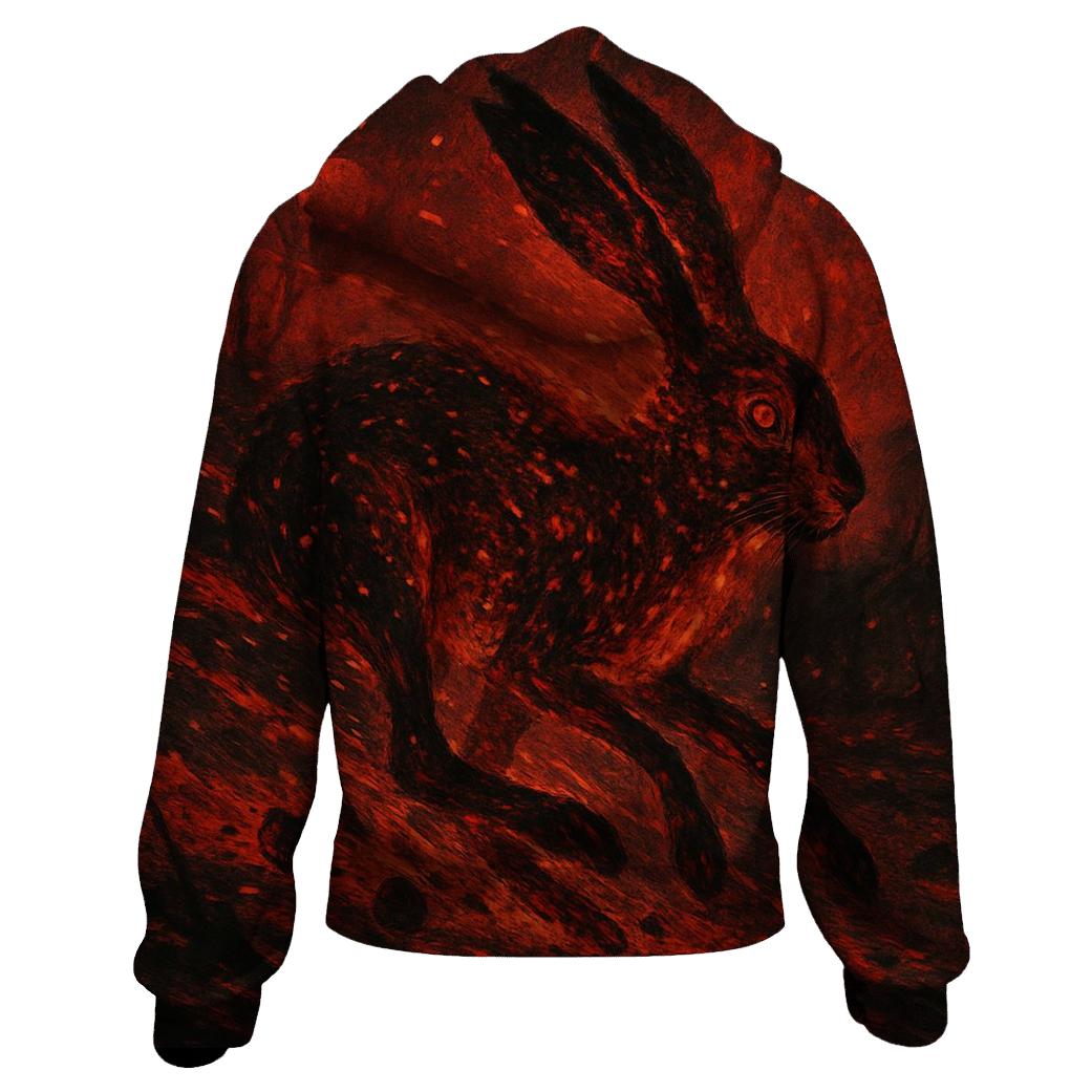 Random Ember Hare heavyweight hoodies