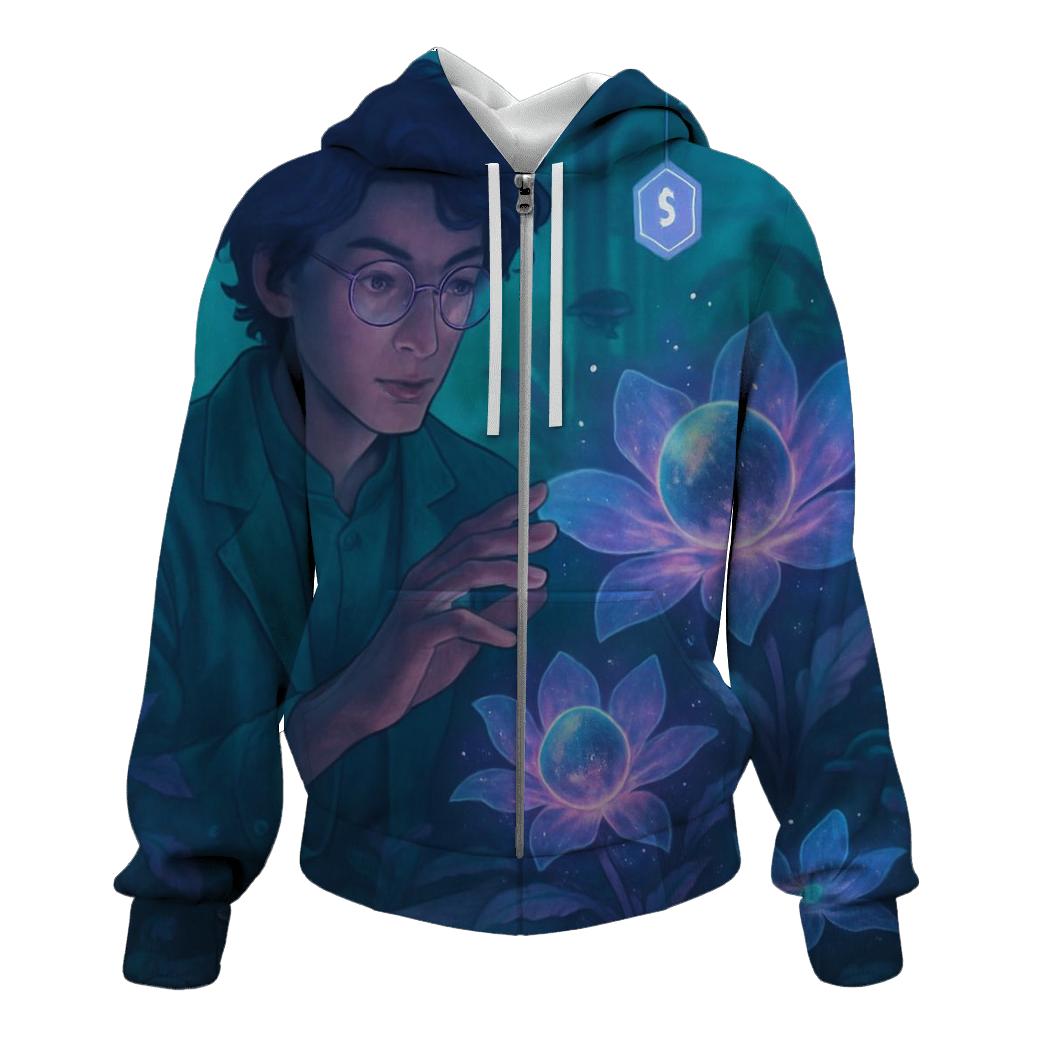 Random Holographic Botanist pullover hoodies