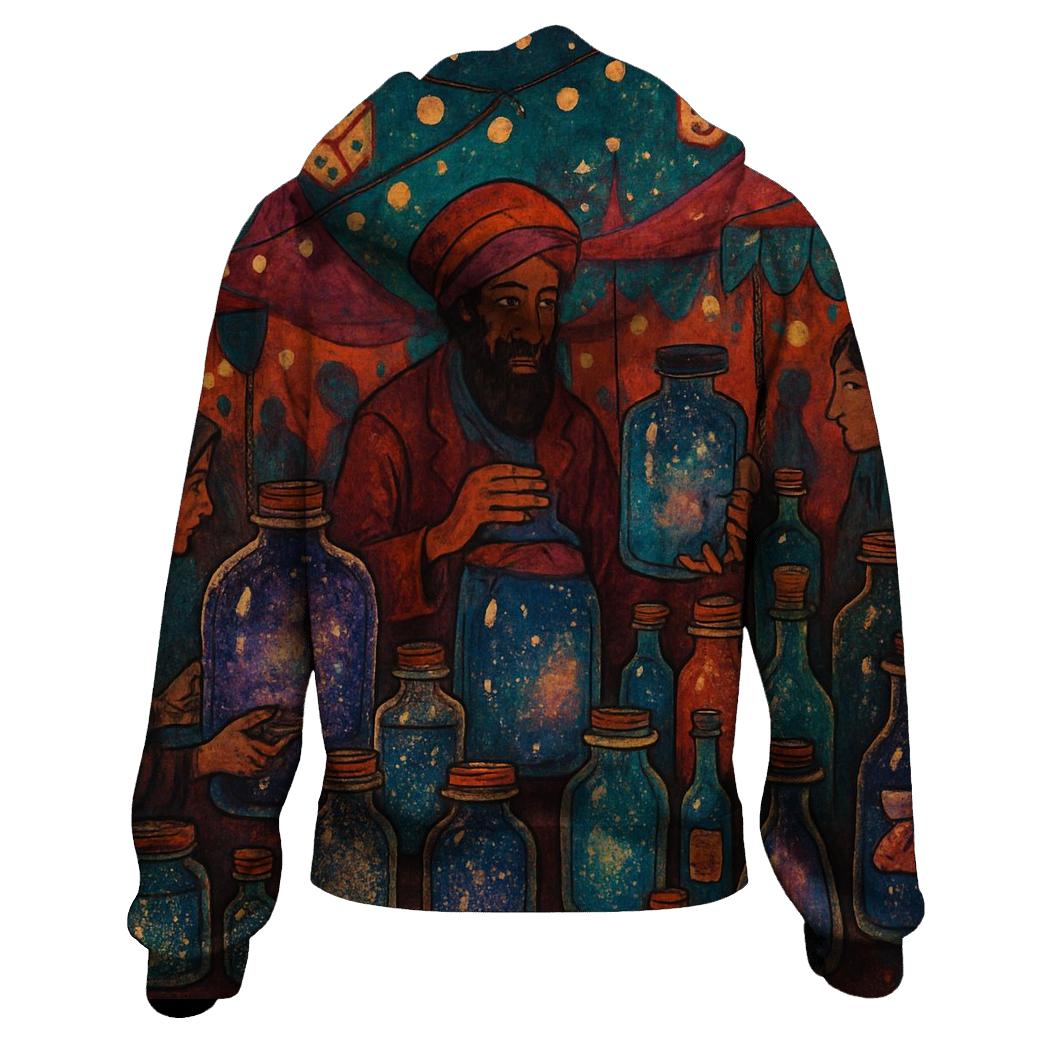 Random Stardust Market embroidered hoodies