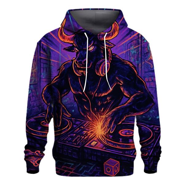 Random Neon Minotaur lightweight hoodies