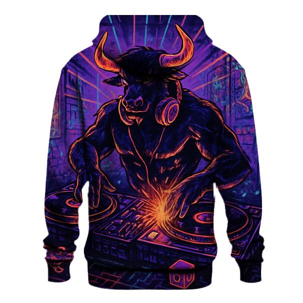 Random Neon Minotaur lightweight hoodies