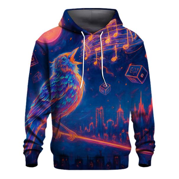 Random Whispering Skylark zip-up hoodies