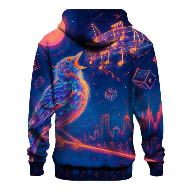 Random Whispering Skylark zip-up hoodies