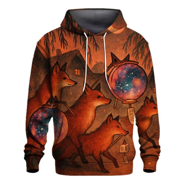 Random Lantern Fox Parade custom hoodies