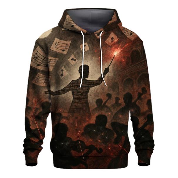 Random Phantom Conductor printed hoodies