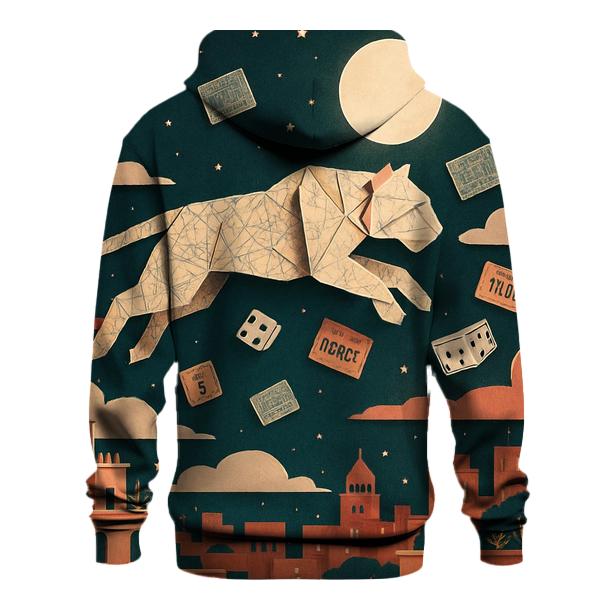 Random Paper Tiger Sky pullover hoodies