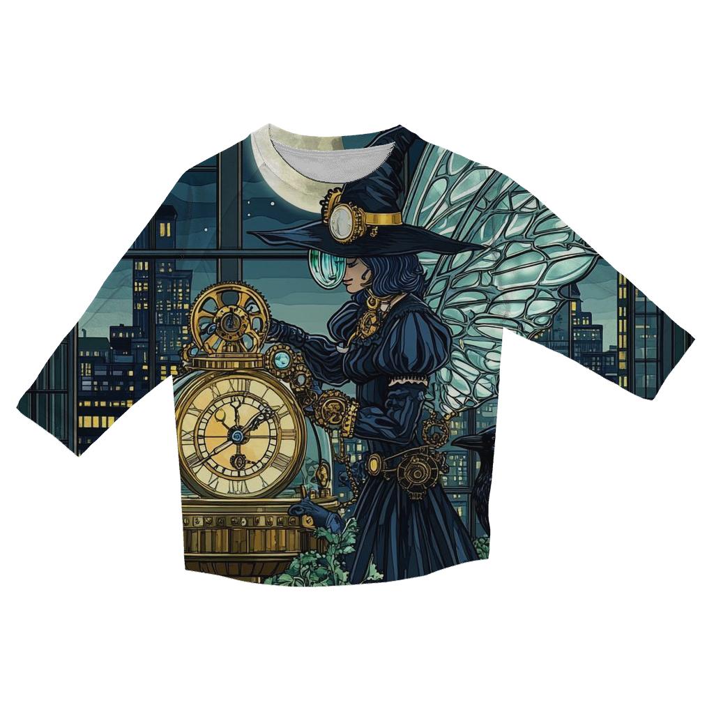 Clockwork Witch Of The Rooftop Conservatory custom 3/4 sleeve shirts