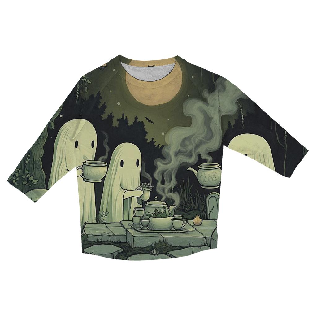 Graveyard Tea For Midnight Botanists fashion 3/4 sleeve shirts