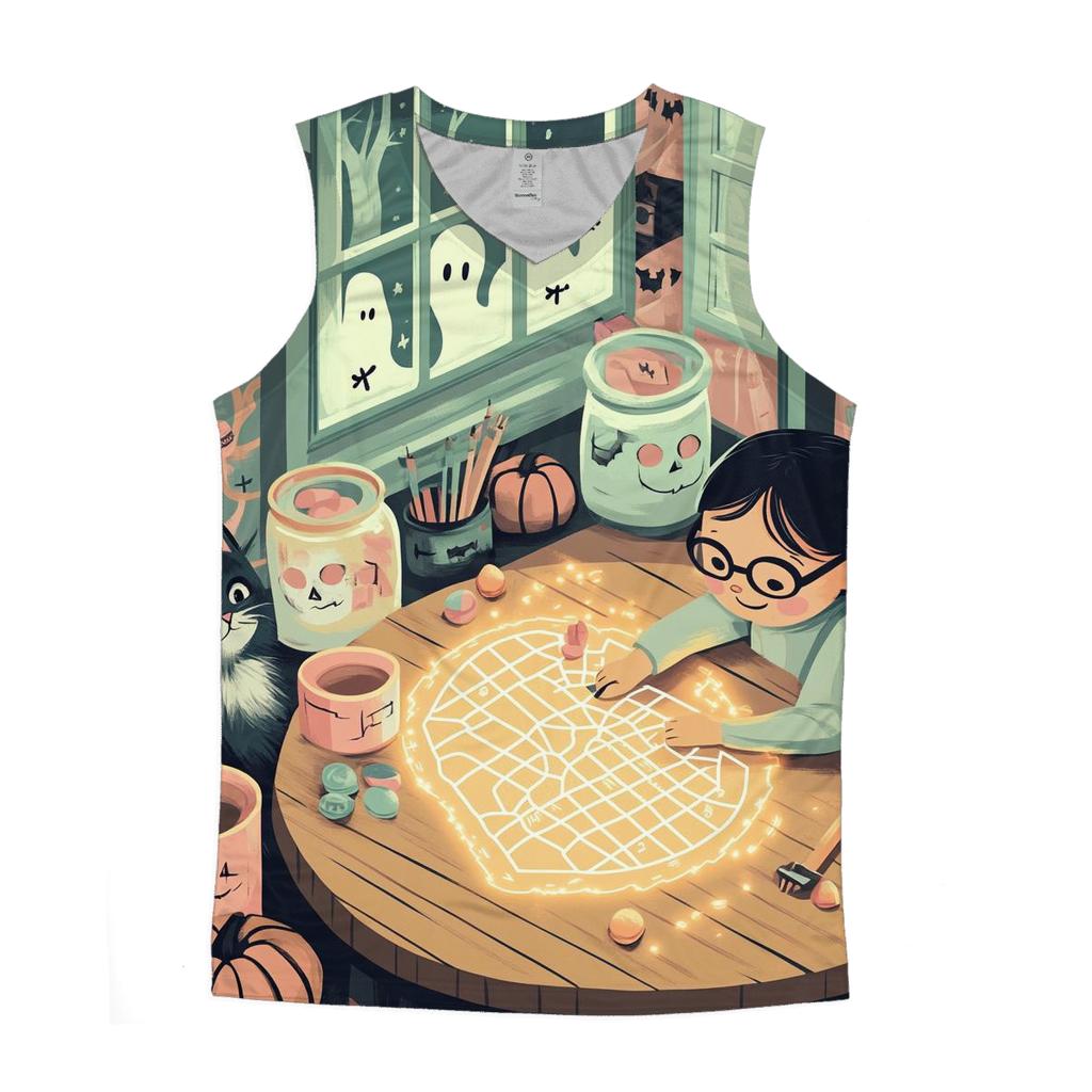 Candy Cartographer And The Map Of Moonlight Treats stylish racerback tanks