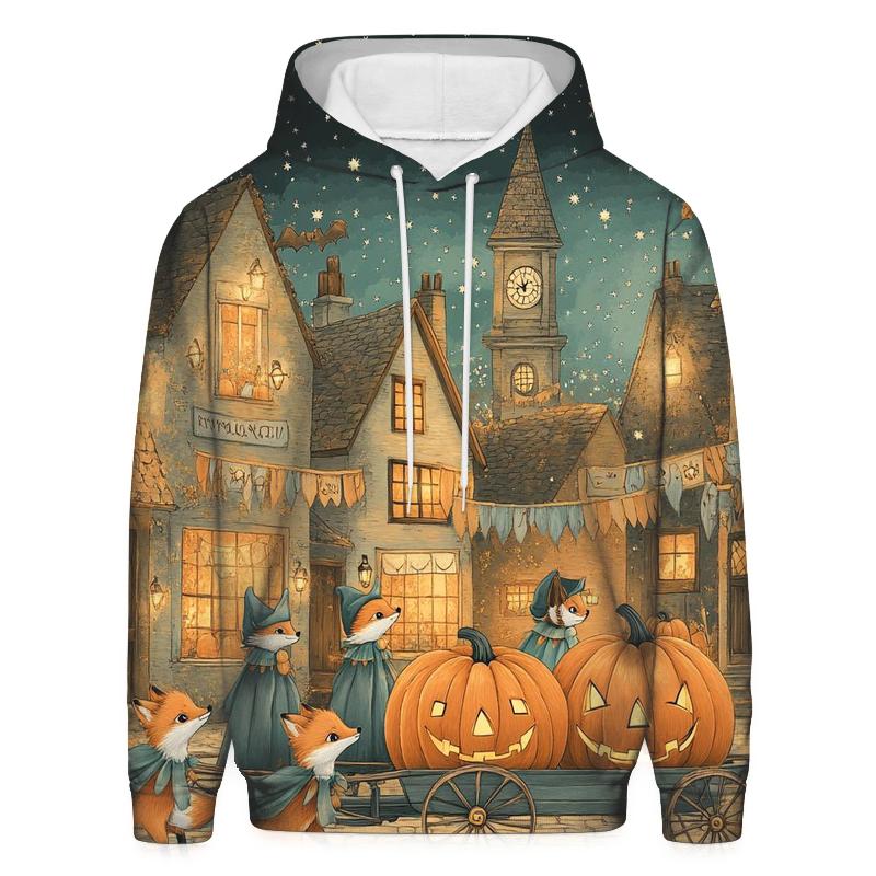Midnight Pumpkin Caravan zip-up hoodies