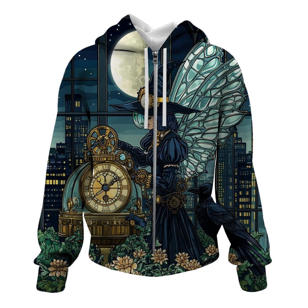 Clockwork Witch Of The Rooftop Conservatory pullover hoodies