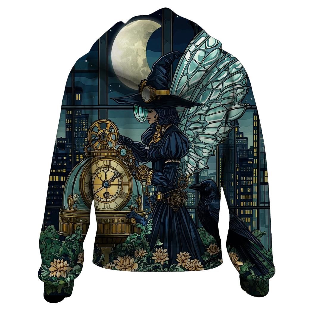 Clockwork Witch Of The Rooftop Conservatory pullover hoodies