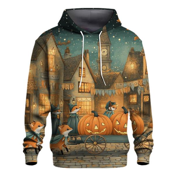 Midnight Pumpkin Caravan premium hoodies