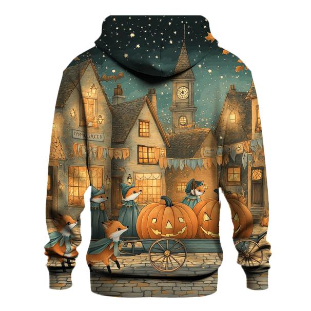 Midnight Pumpkin Caravan premium hoodies