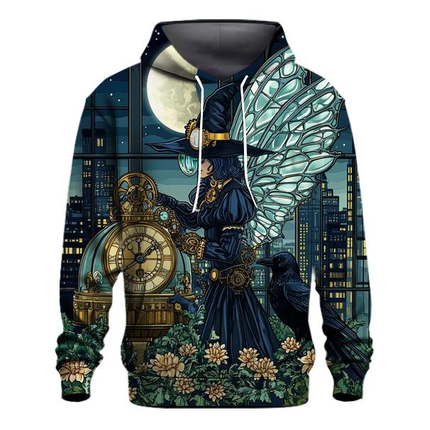 Clockwork Witch Of The Rooftop Conservatory lightweight hoodies