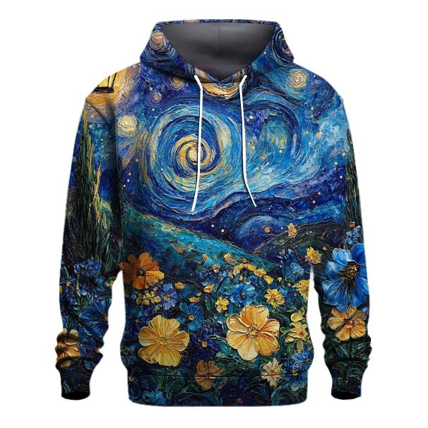 Van Gogh Inspired Nebula Garden hoodies fashion